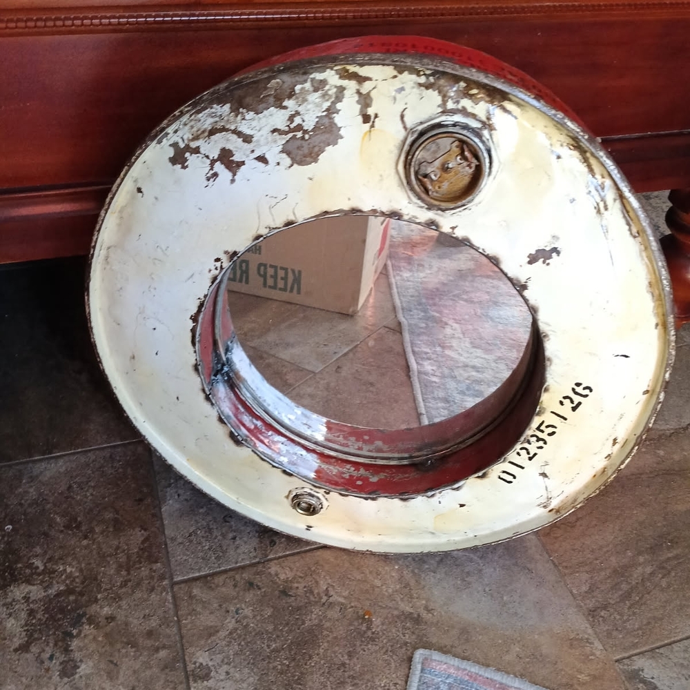 Vintage Metal Wheel Rim
